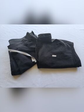 Large FIGS Black Set Bodysuit & Livingston Pants